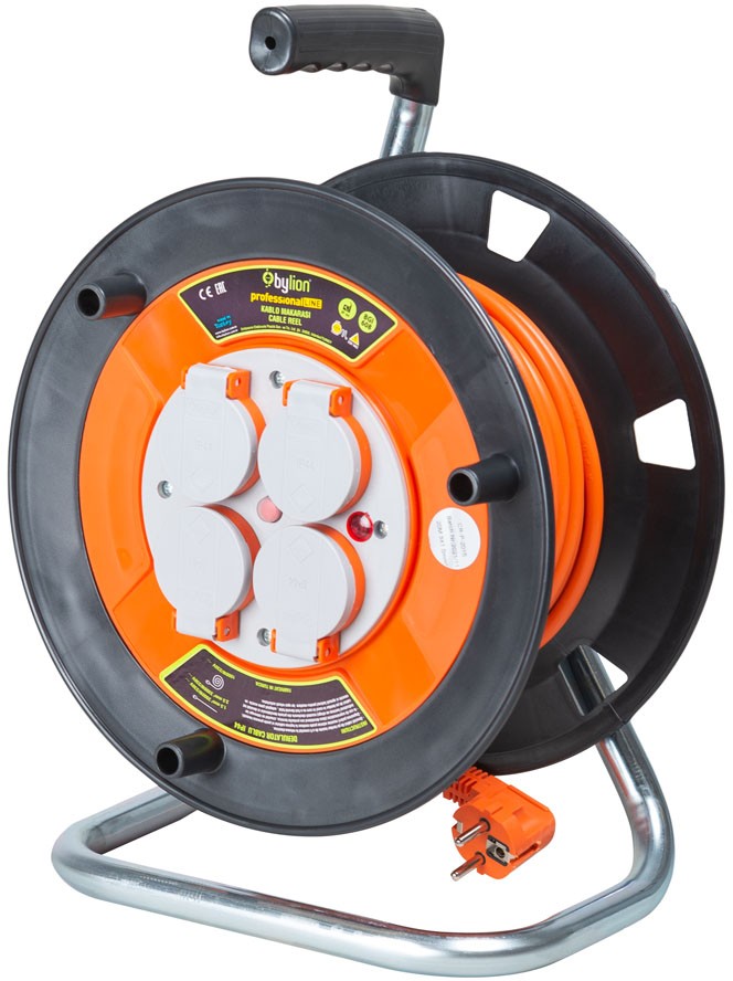 Derulator 4 prize 35m 3X1.5 IP44, Emfanorm